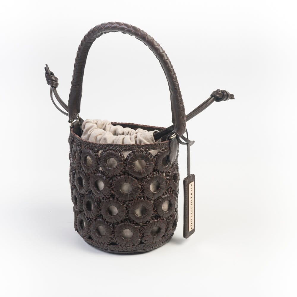 PONS QUINTANA - Borsa a mano - Secchiello - V245 - Caffè Borsa PONS QUINTANA 