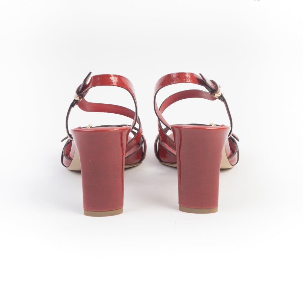 DEL CARLO - Sandali con Tacco - 11924 - Vetro Rosso Ginger Scarpe Donna DEL CARLO 