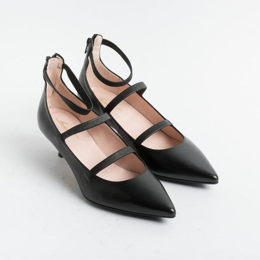 ANNA F. - Décolleté - 1656 - Leather - Black Anna F. Women's Shoes