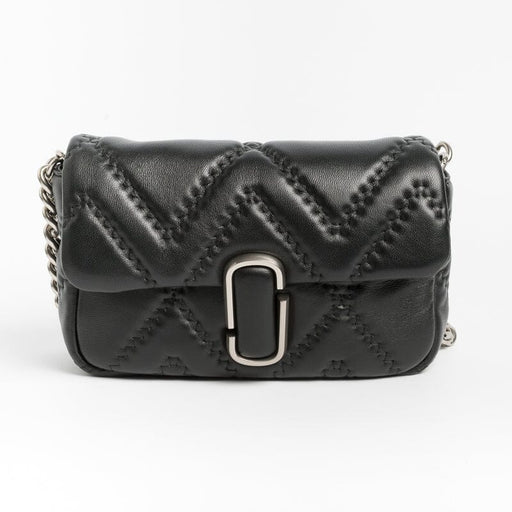 MARC JACOBS - The Quilted Leather J - Shoulder Bag - Black Marc Jacobs Bags