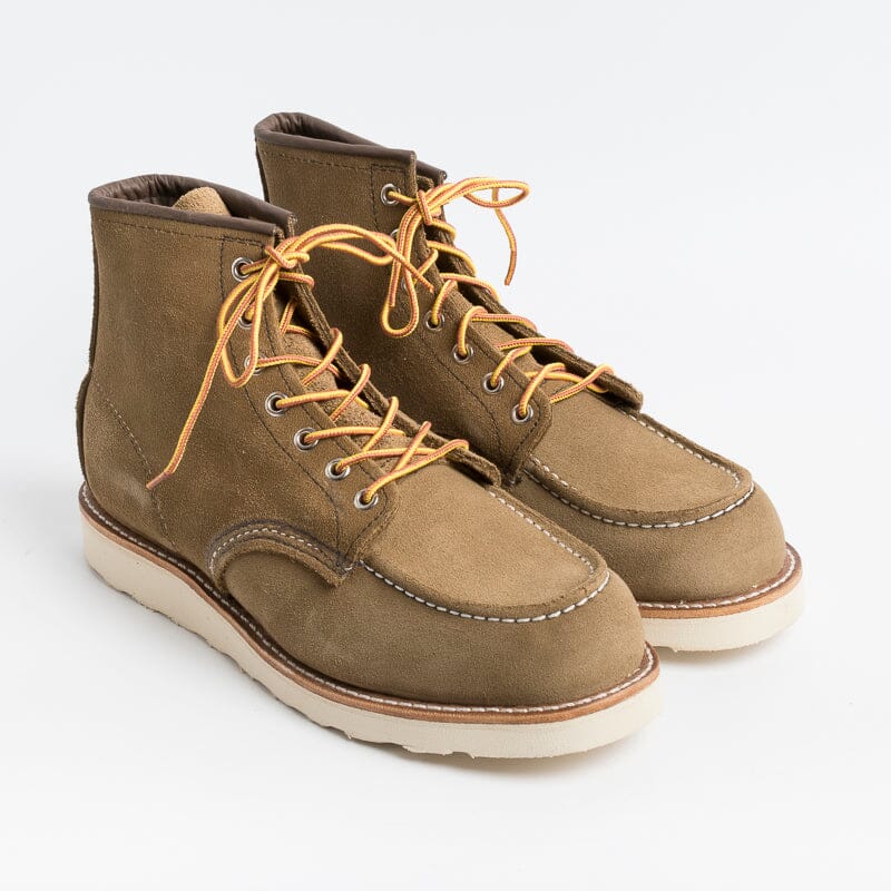 RED WING - Polacco Moc Toe 8881 - Oliva Scarpe Uomo Red Wing Shoes 