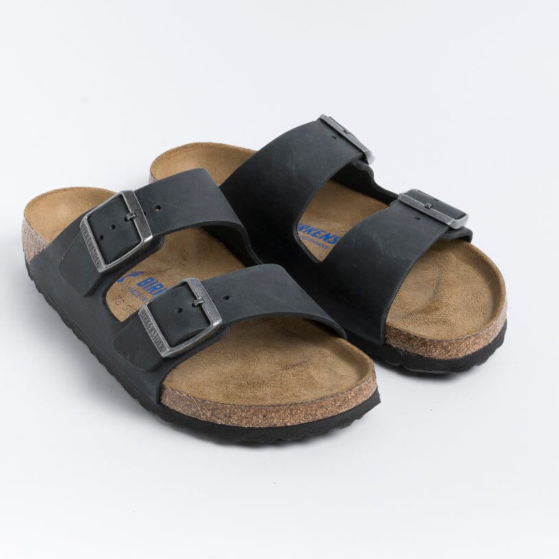 BIRKENSTOCK - Sandali bassi 752483 - Arizona BS - Black Oiled Scarpe Donna BIRKENSTOCK 