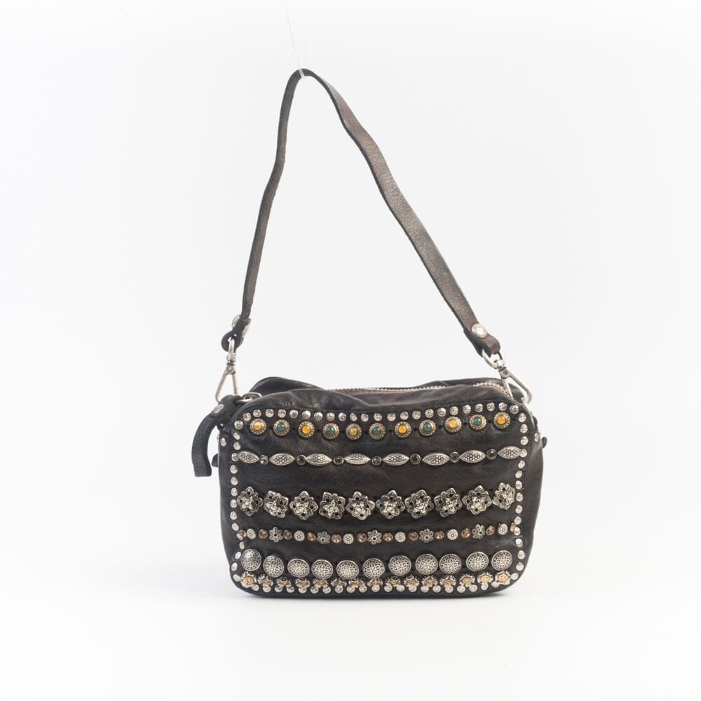 CAMPOMAGGI - Borsa a Spalla - Kate - Borchie Testa di Moro Borse Campomaggi 