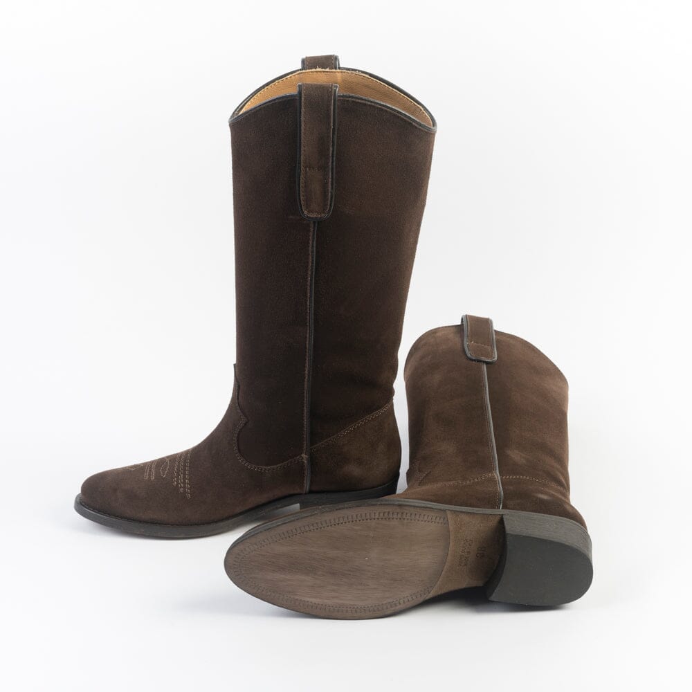 VIA ROMA 15 - Stivali - Texano - 3710 - Velour Psyke Scarpe Donna Via Roma 15 
