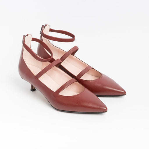 ANNA F. - Pumps - 1656 - Leather - Carmine Women's Shoes Anna F.