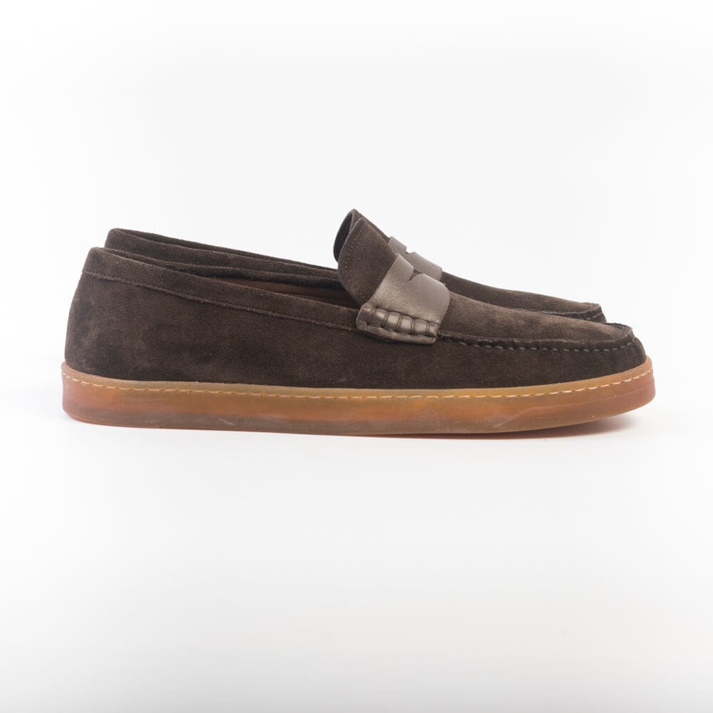 FRATELLI ROSSETTI - Mocassino Slipon - 28176 - Camoscio Moro Scarpe Uomo FRATELLI ROSSETTI - Uomo 