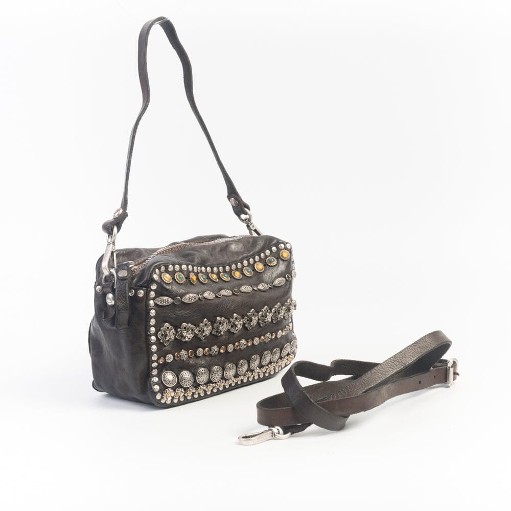 CAMPOMAGGI - Borsa a Spalla - Kate - Borchie Testa di Moro Borse Campomaggi 