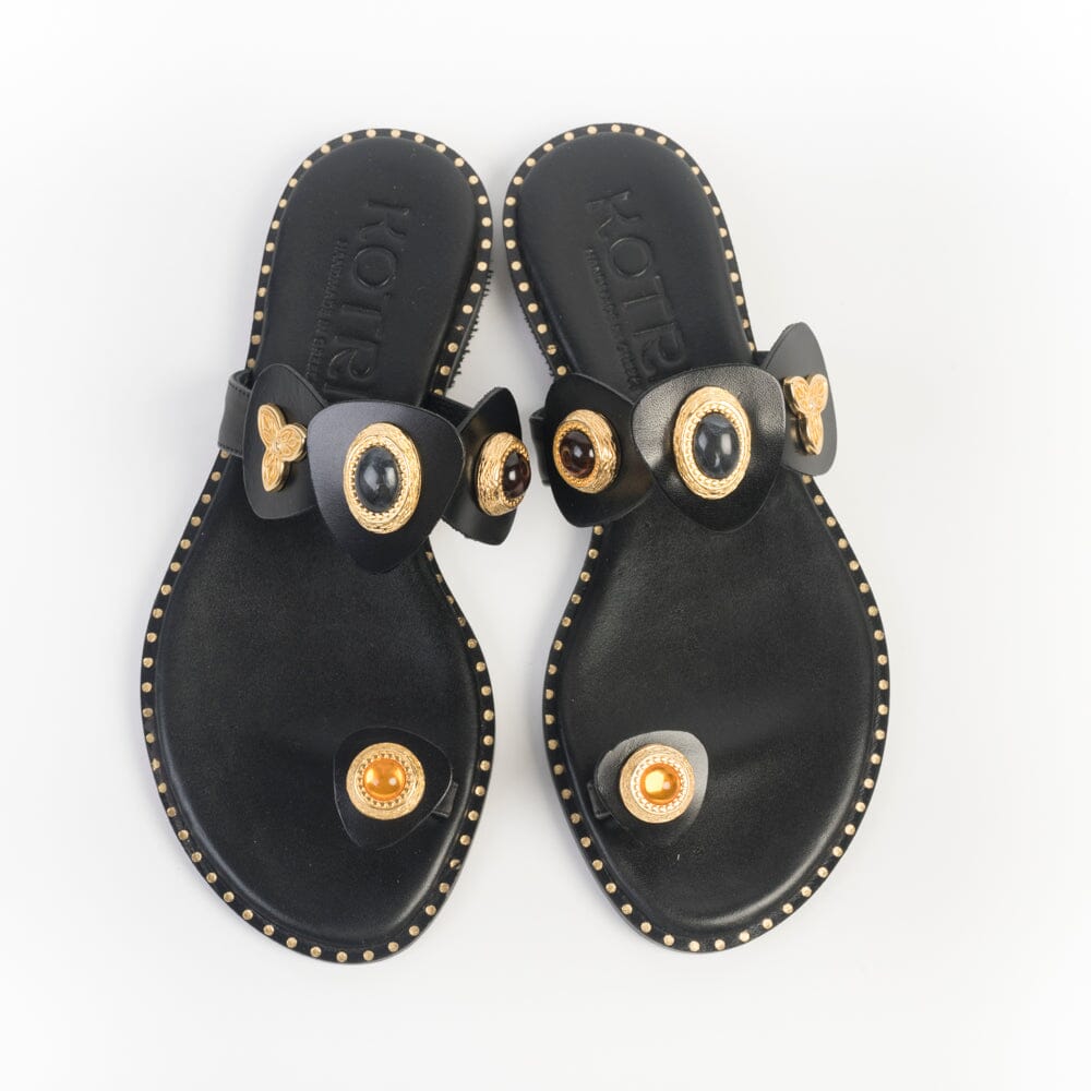 MAKIS KOTRIS - Mules K-3021 - Nero Scarpe Donna MAKIS KOTRIS 