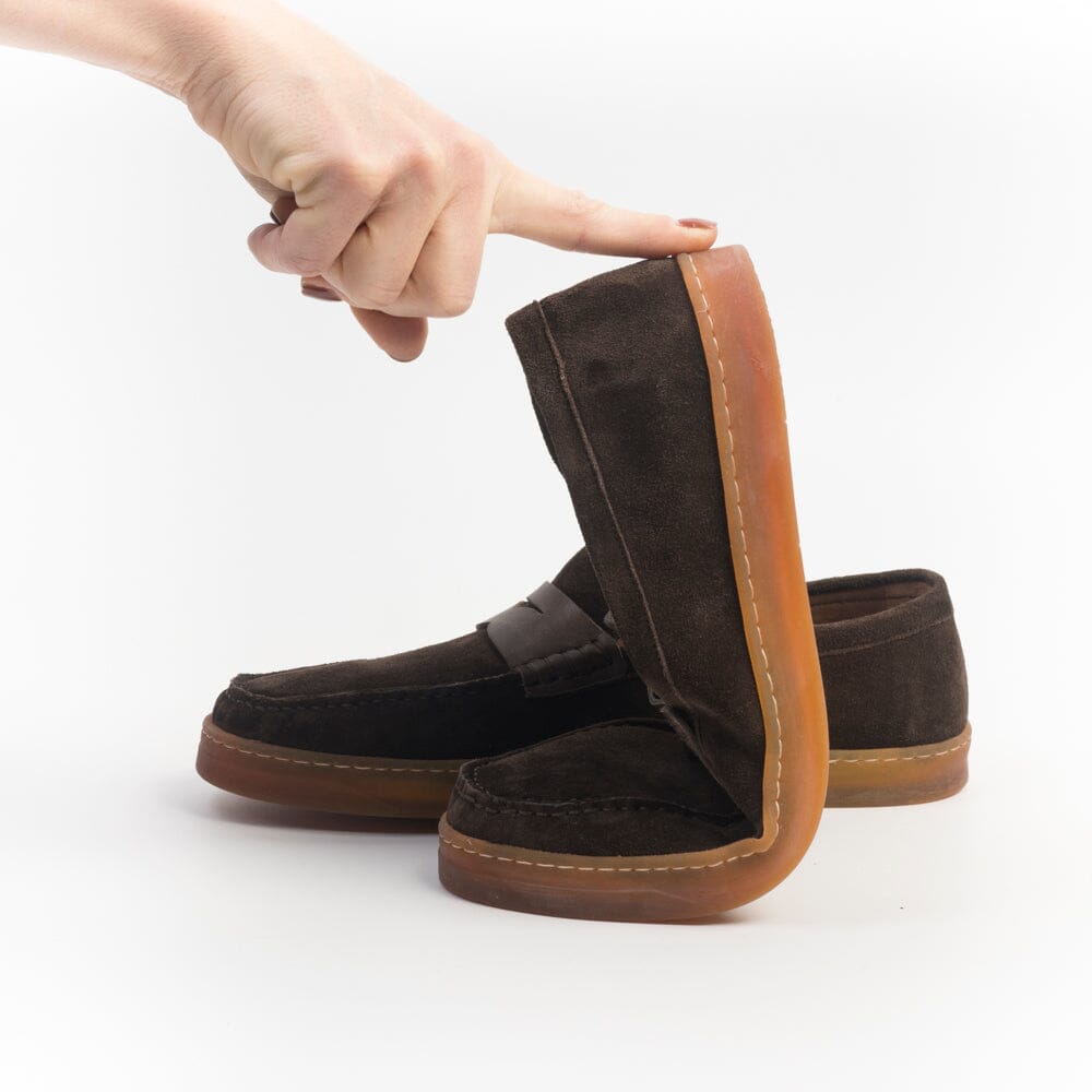 FRATELLI ROSSETTI - Mocassino Slipon - 28176 - Camoscio Moro Scarpe Uomo FRATELLI ROSSETTI - Uomo 