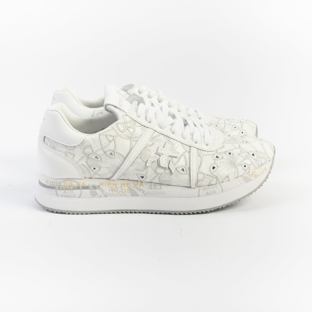 PREMIATA - Sneakers - CONNY - 7364 - Forato Bianco Scarpe Donna Premiata 