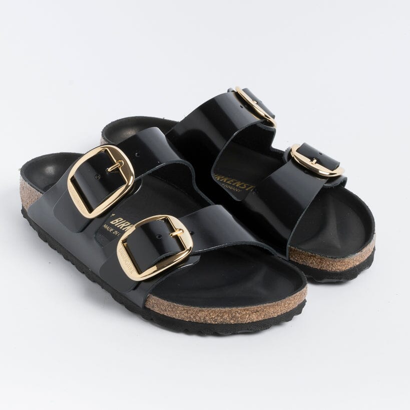 BIRKENSTOCK - Sandali bassi 1021476 - Arizona Big Buckle - Nero Lucido Scarpe Donna BIRKENSTOCK 