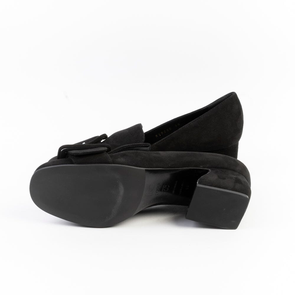 SI ROSSI - Decollété Mocassino - B10250 - Camoscio Nero Scarpe Donna SI ROSSI 