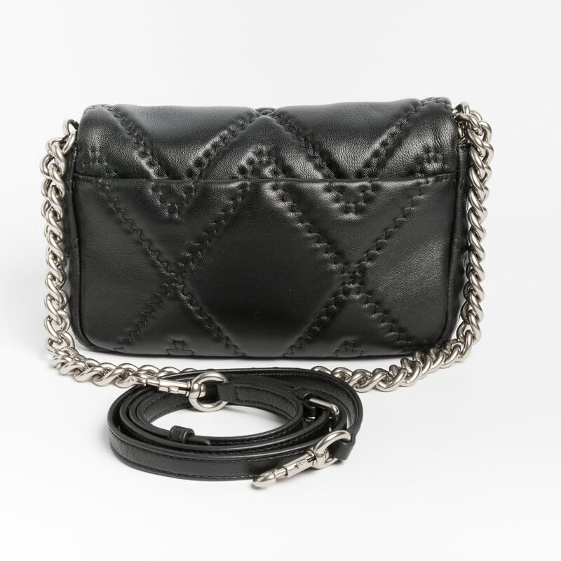MARC JACOBS - The Quilted Leather J - Borsa a Spalla - Nero Borse Marc Jacobs 