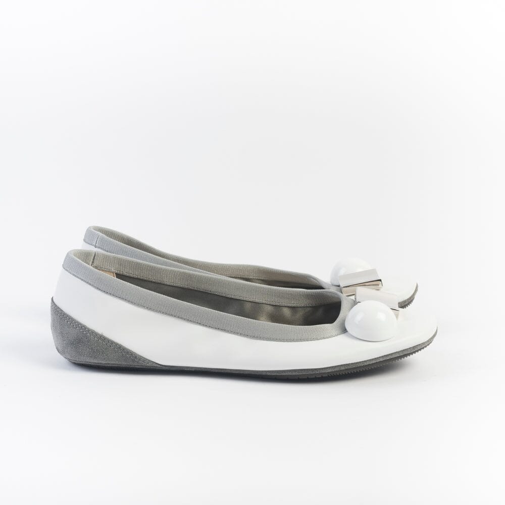 DOVE NUOTANO GLI SQUALI - Ballerina Becky - Bianco Scarpe Donna DOVE NUOTANO GLI SQUALI 