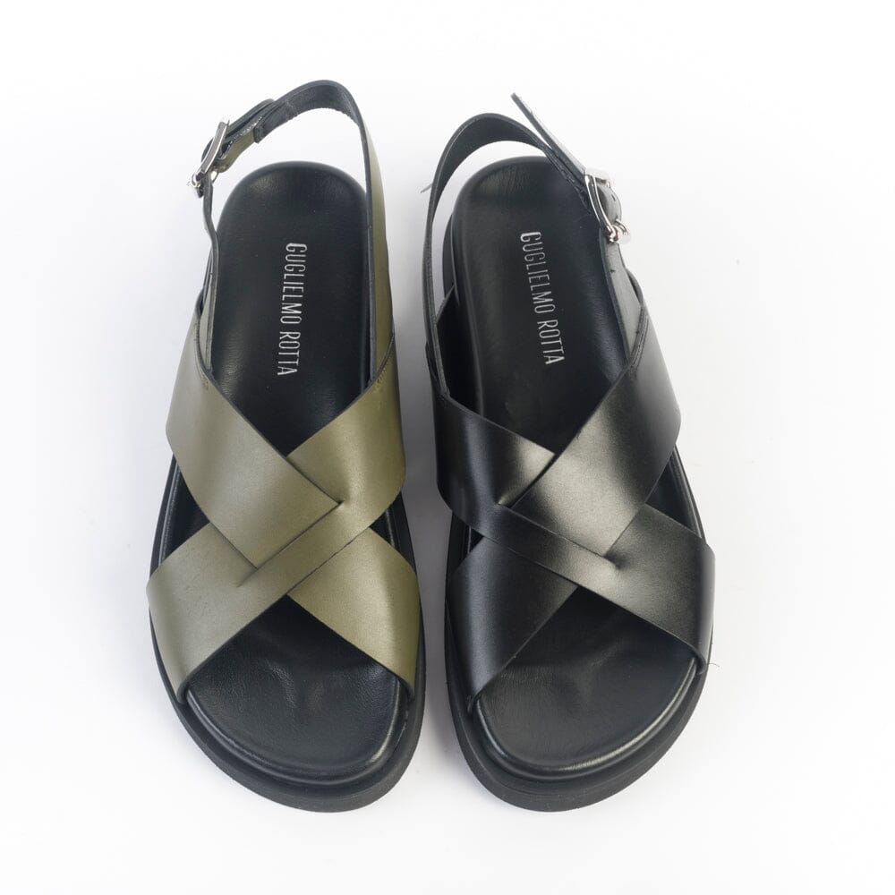 GUGLIELMO ROTTA - Sandali bassi - Thalias - 5578 - Kaki Scarpe Donna GUGLIELMO ROTTA 