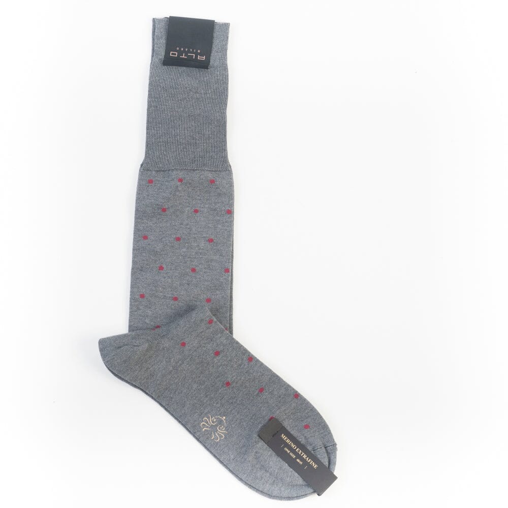 ALTO MILANO - Calzino lungo Bill - 001 Antracite Accessori Uomo Alto Milano 