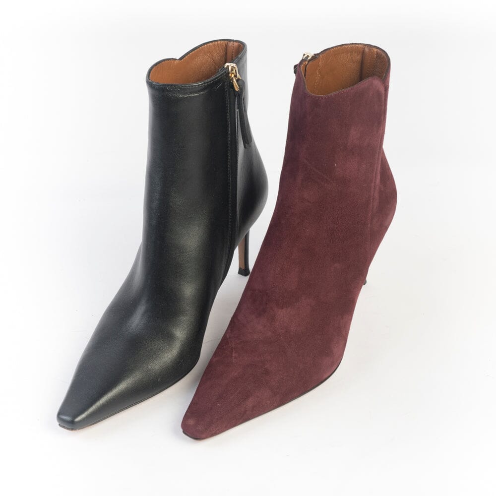 ROBERTO FESTA - Stivaletto - SAKI - Camoscio Tannico Bordeaux Scarpe Donna Roberto Festa 