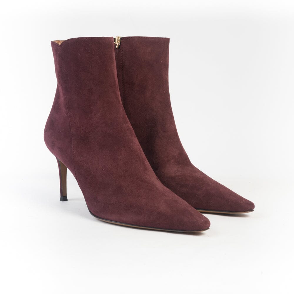 ROBERTO FESTA - Stivaletto - SAKI - Camoscio Tannico Bordeaux Scarpe Donna Roberto Festa 