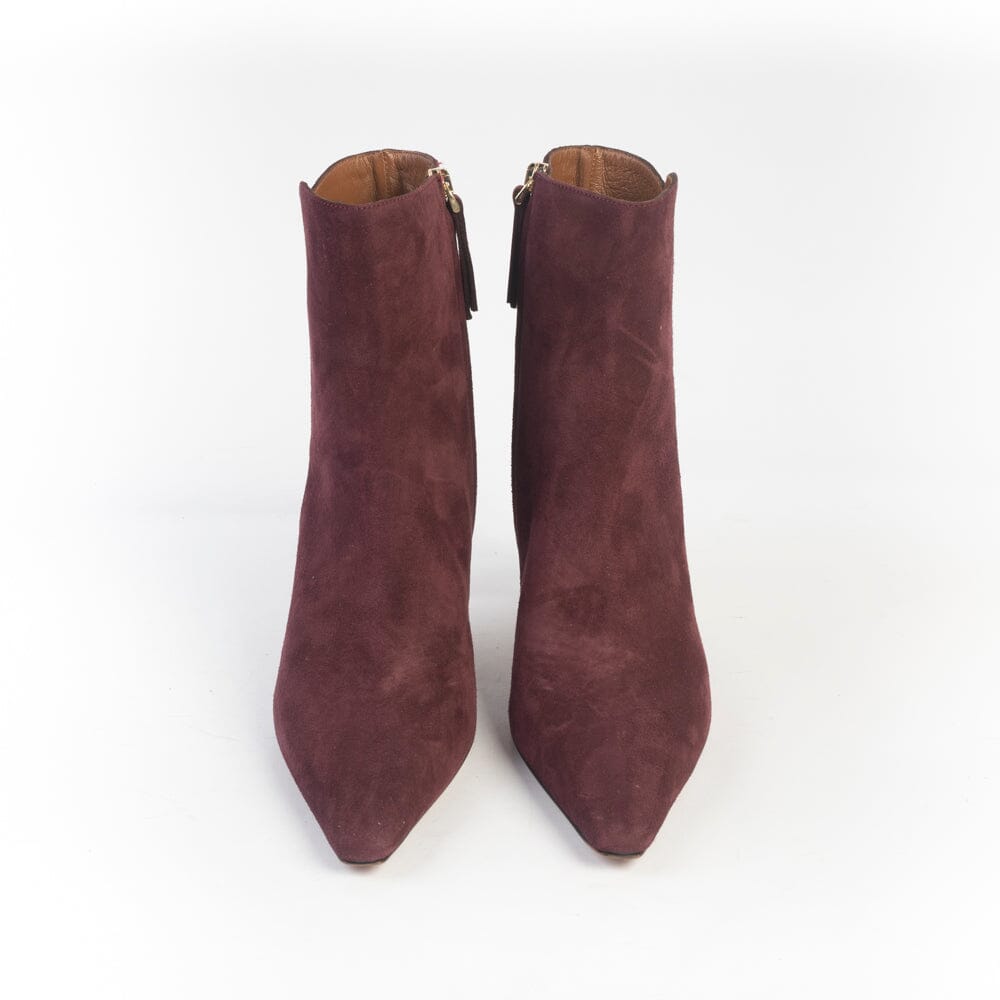 ROBERTO FESTA - Stivaletto - SAKI - Camoscio Tannico Bordeaux Scarpe Donna Roberto Festa 