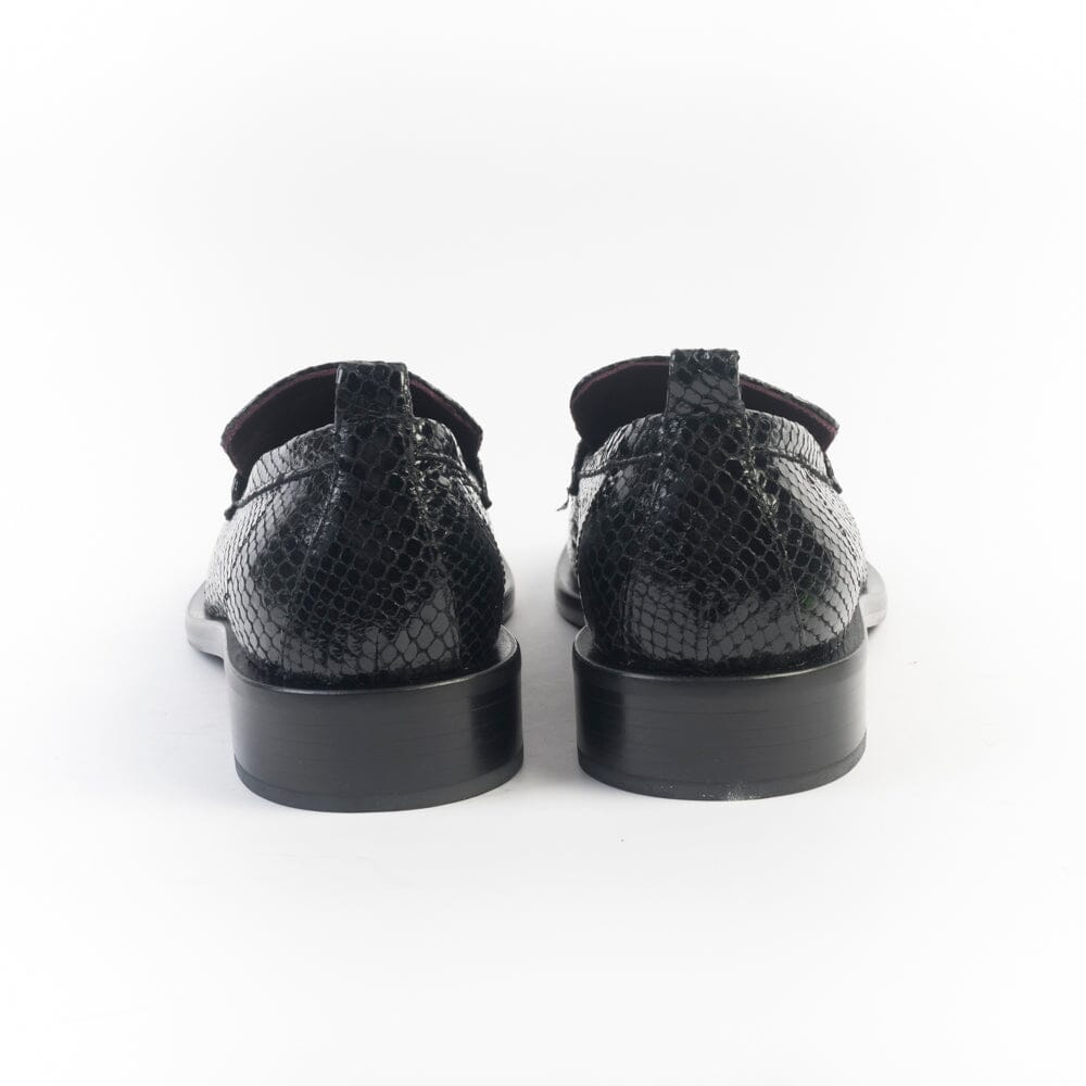 POMME D'OR - Mocassino - 2205 - Pitone Nero Scarpe Donna POMME D' OR 