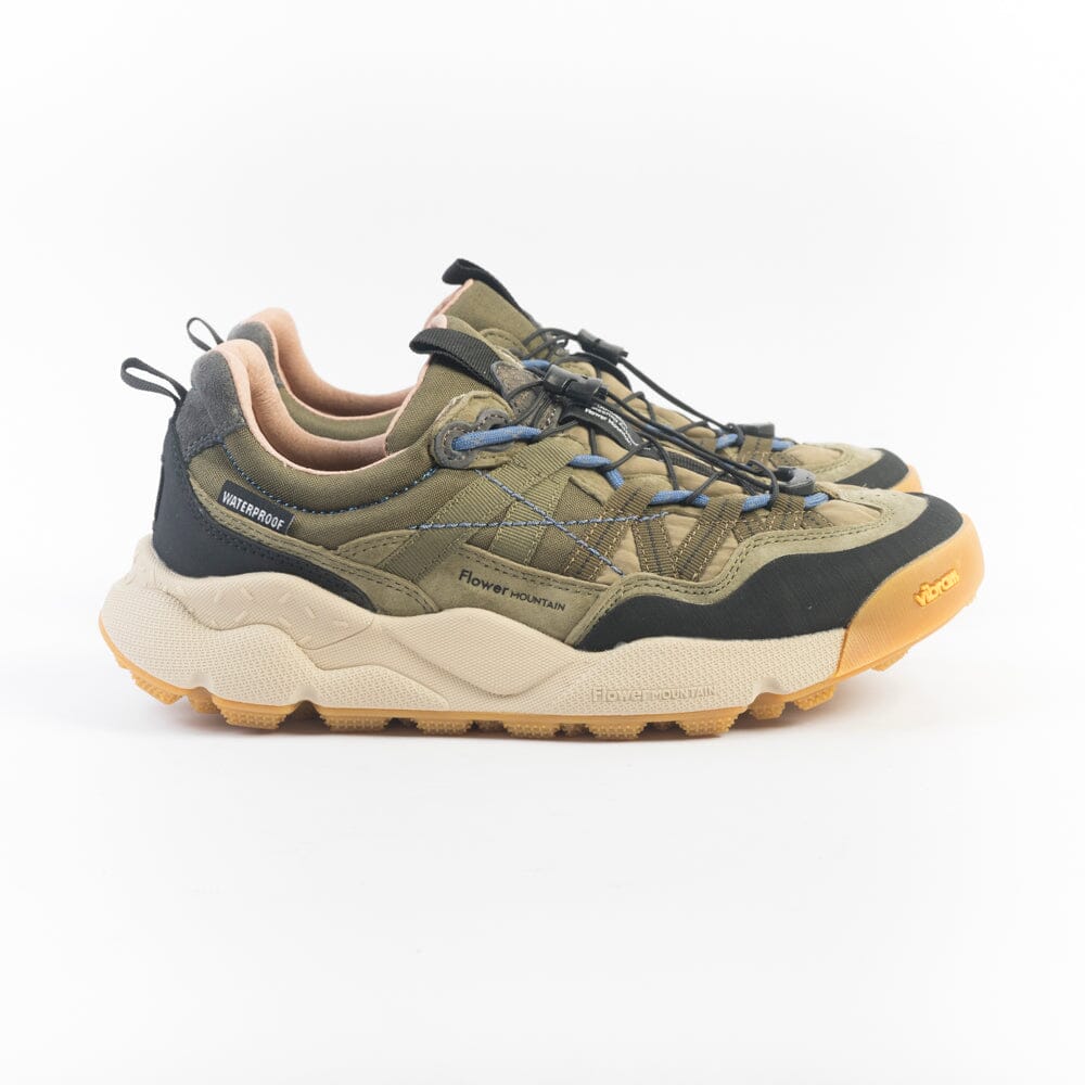 FLOWER MOUNTAIN - Sneakers Iwano2 - ID57 - Military Nero Scarpe Donna FLOWER MOUNTAIN 