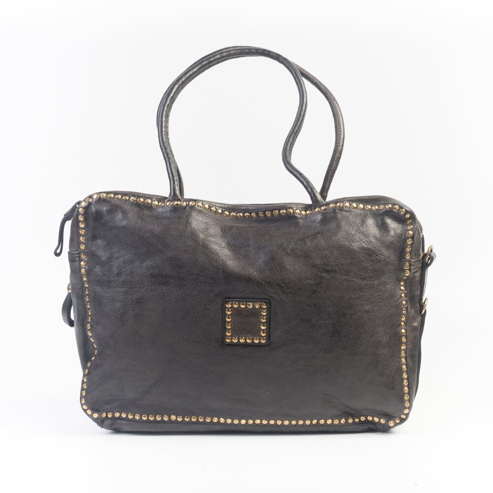 CAMPOMAGGI - Borsa a Tracolla - Simona L - Grigio Antracite Borse Campomaggi 