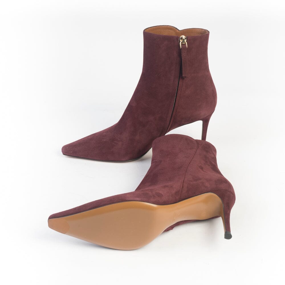 ROBERTO FESTA - Stivaletto - SAKI - Camoscio Tannico Bordeaux Scarpe Donna Roberto Festa 