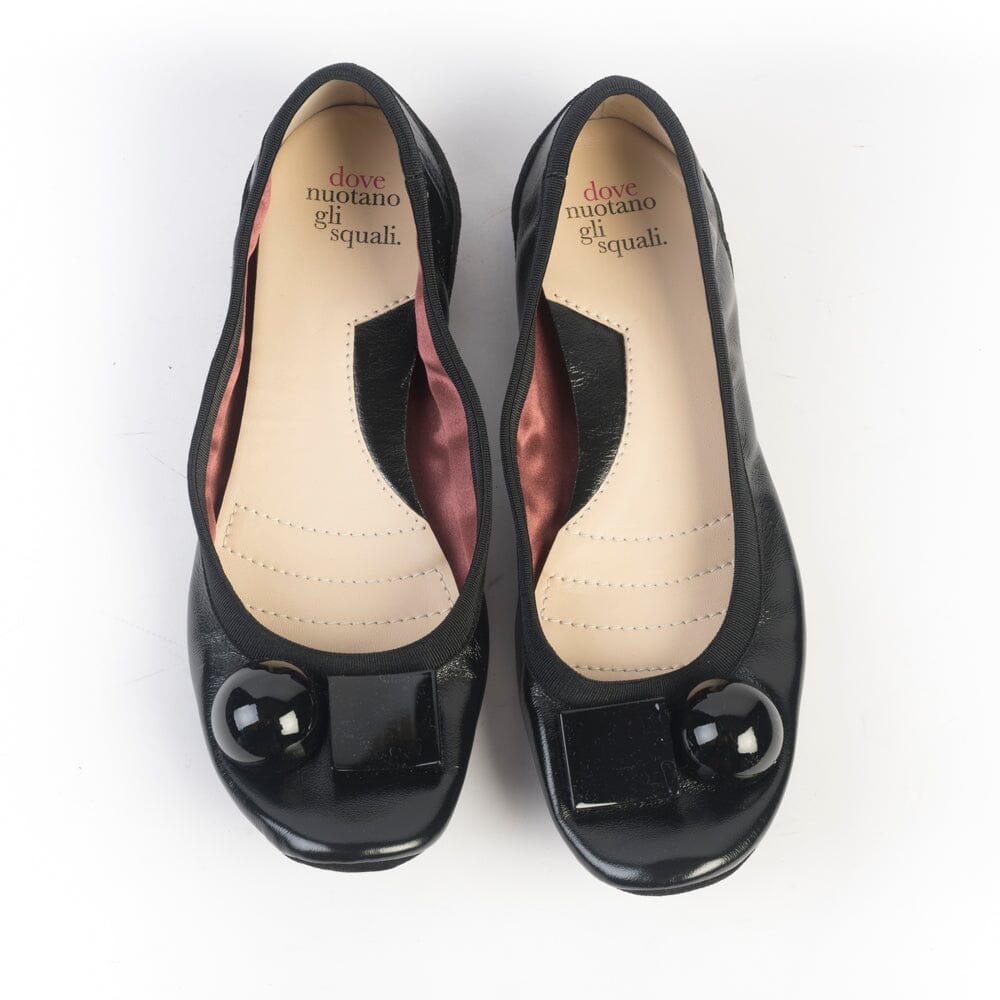 DOVE NUOTANO GLI SQUALI - Ballerina Becky - Nero Scarpe Donna DOVE NUOTANO GLI SQUALI 