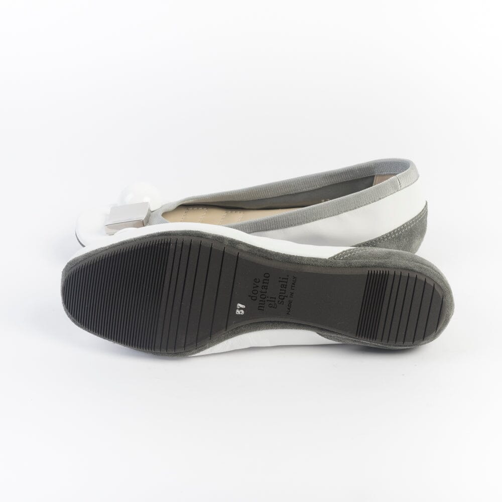 DOVE NUOTANO GLI SQUALI - Ballerina Becky - Bianco Scarpe Donna DOVE NUOTANO GLI SQUALI 