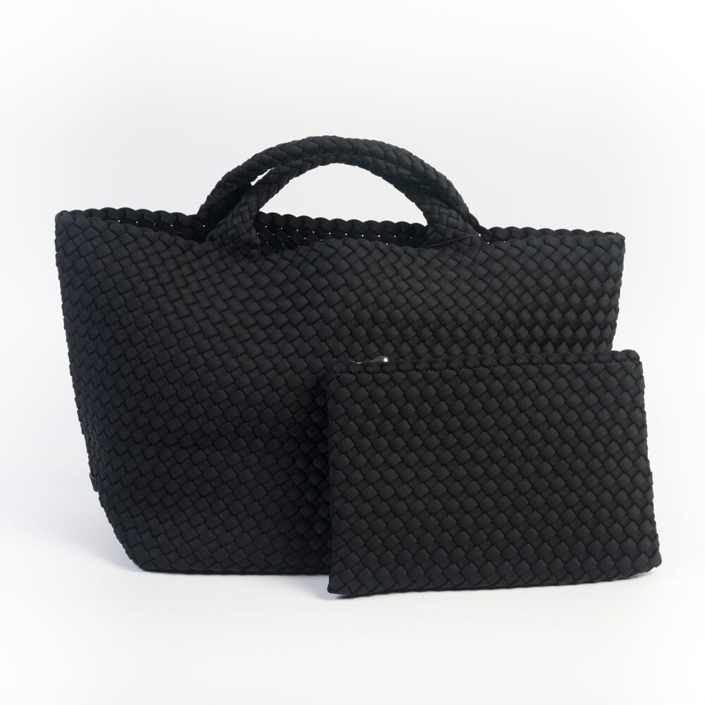 NAGHEDI - Borsa a mano - St barth Medium Tote - Onyx Borse NAGHEDI 