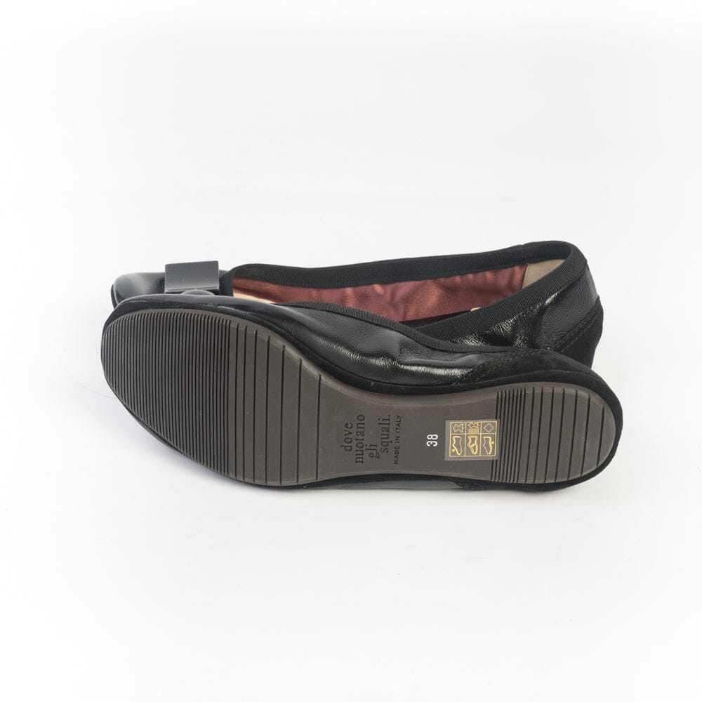 DOVE NUOTANO GLI SQUALI - Ballerina Becky - Nero Scarpe Donna DOVE NUOTANO GLI SQUALI 