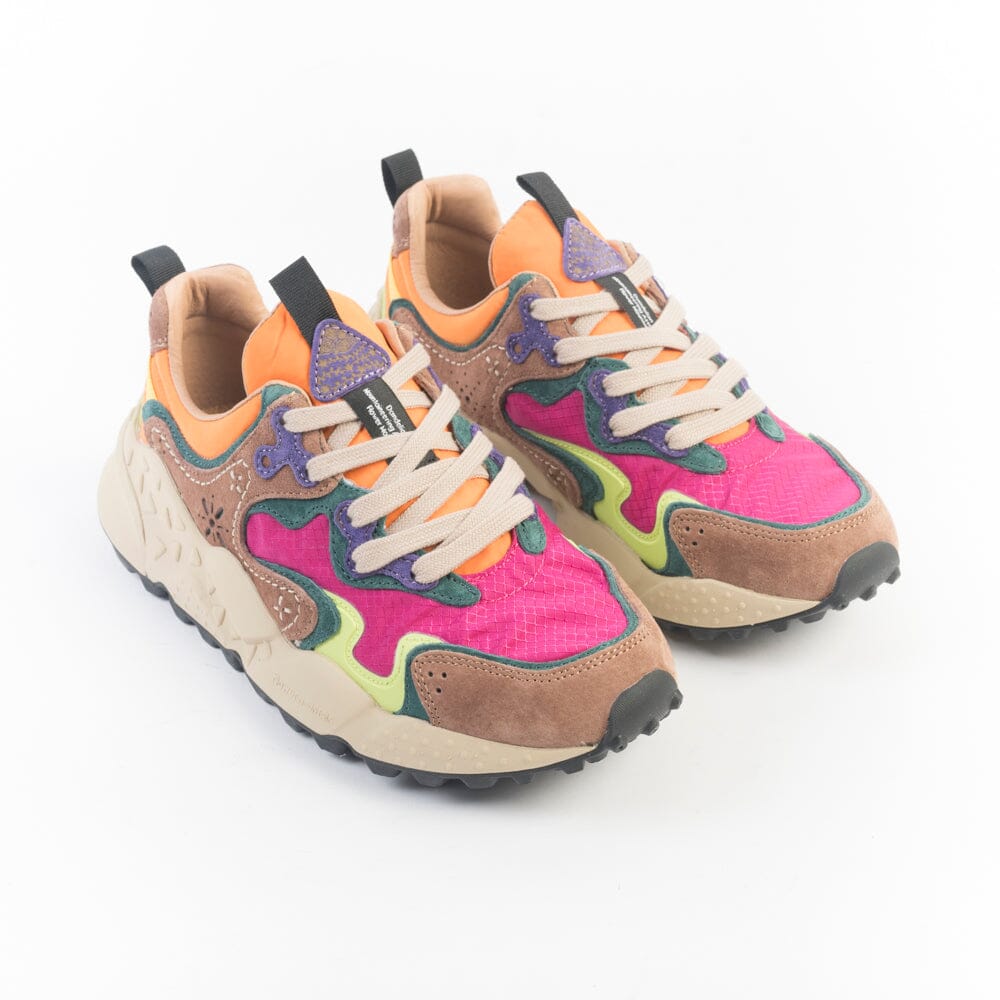 FLOWER MOUNTAIN - Sneakers Washi 01 - 1D34 - Fucsia Marrone Scarpe Donna FLOWER MOUNTAIN 