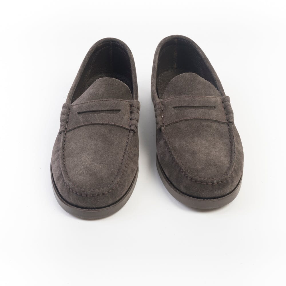 PARABOOT - Scarpa da barca - CORAUX - Velour Marrone Scarpe Uomo Paraboot 