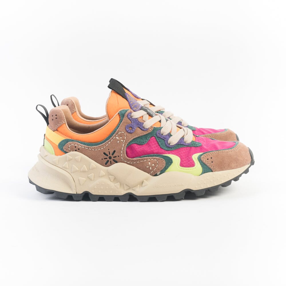 FLOWER MOUNTAIN - Sneakers Washi 01 - 1D34 - Fucsia Marrone Scarpe Donna FLOWER MOUNTAIN 