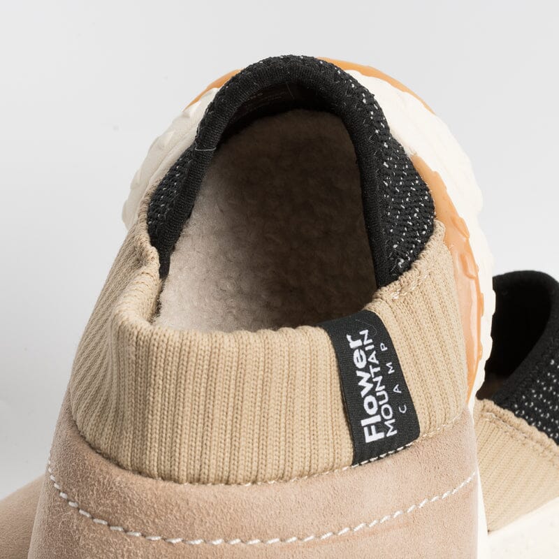 FLOWER MOUNTAIN - Sneakers Camp Uni - Shearling Beige Scarpe Donna FLOWER MOUNTAIN 