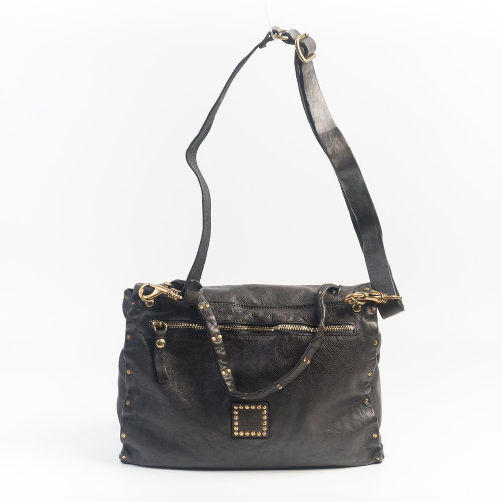 CAMPOMAGGI - Borsa a Tracolla - Zelda - Grigio Antracite Borse Campomaggi 