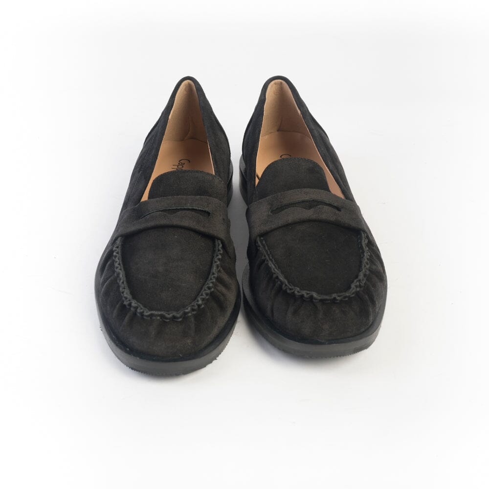 CAPPELLETTOSHOP - Mocassino - F7400 - Camoscio Nero Scarpe Donna CappellettoShop 