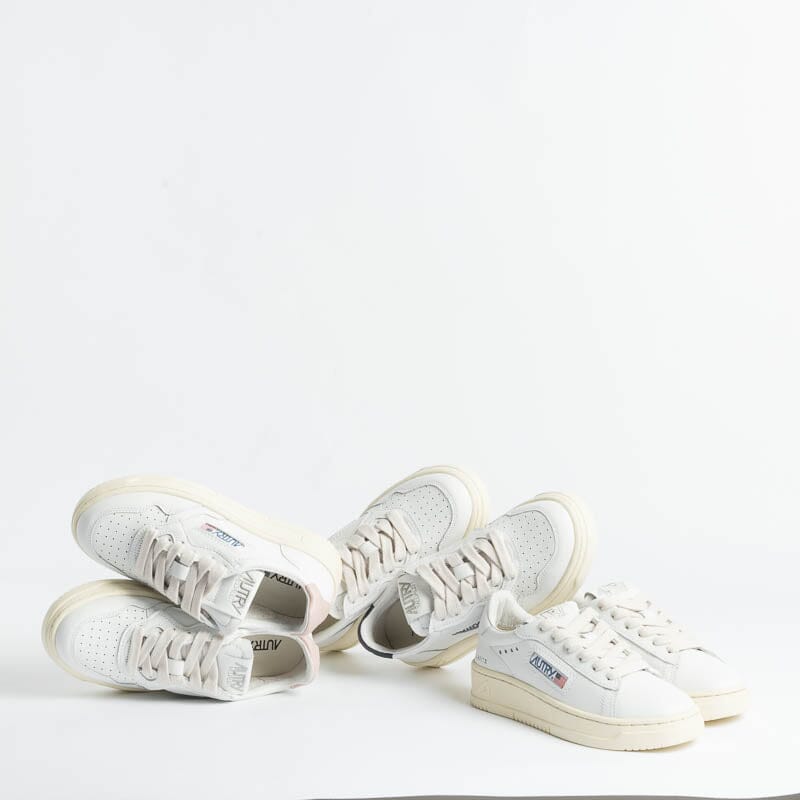 AUTRY -Sneakers KULK LL12 - LOW KID - LEATH/LEAT - Bianco Blu Scarpe Donna AUTRY - Collezione donna 