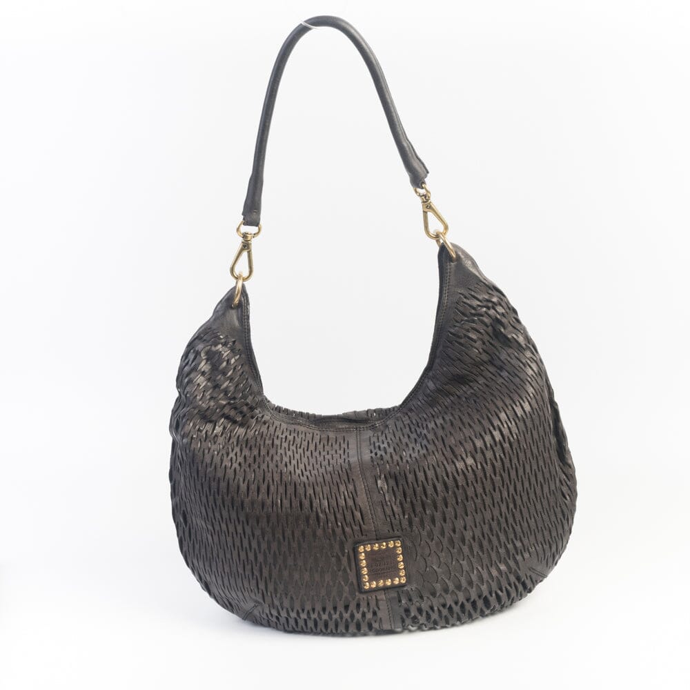 CAMPOMAGGI - Borsa a Spalla - Anastasia - Grigio Antracite Borse Campomaggi 