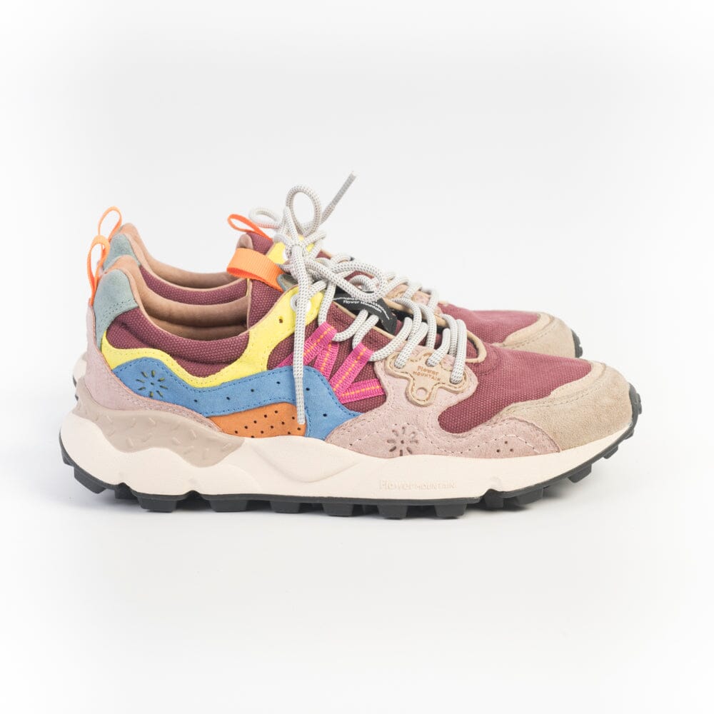 FLOWER MOUNTAIN - Sneakers Yamano3 1D11 - Burgundy Vintage Scarpe Donna FLOWER MOUNTAIN 