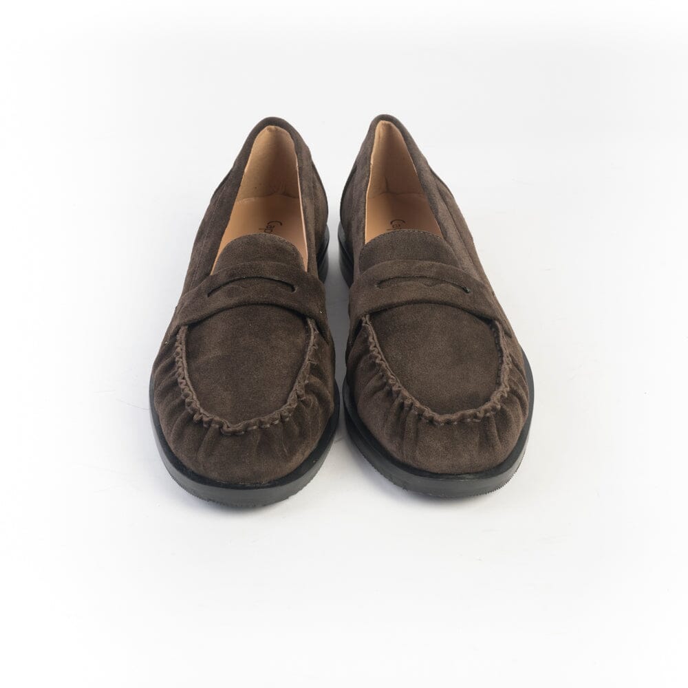 CAPPELLETTOSHOP - Mocassino - F7400 - Camoscio Ebano Scarpe Donna CappellettoShop 