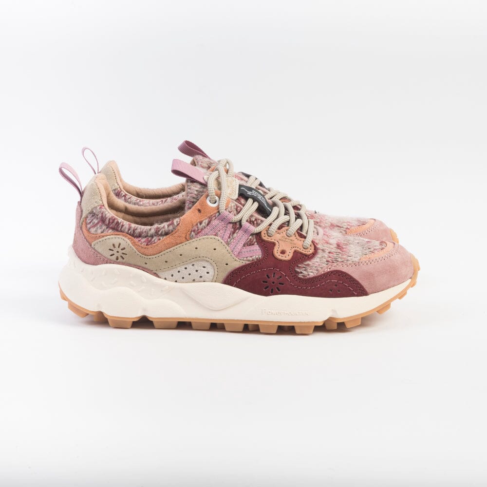 FLOWER MOUNTAIN - Sneakers Yamano 3 1M94 - Cipria Brown Lana Scarpe Donna FLOWER MOUNTAIN 