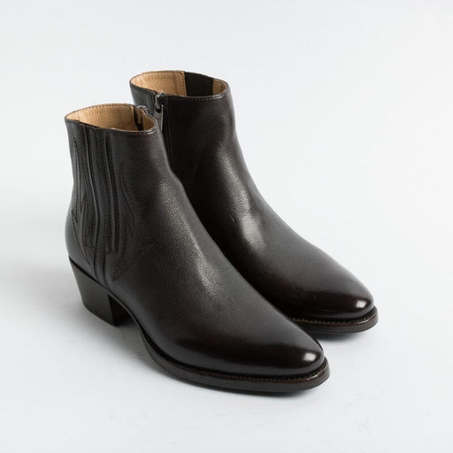 ALBERTO FASCIANI - Texan Ankle Boots - Yara 54004 - Black Shoes Woman ALBERTO FASCIANI