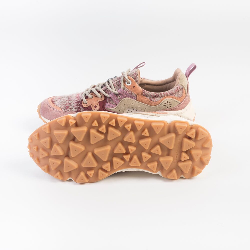 FLOWER MOUNTAIN - Sneakers Yamano 3 1M94 - Cipria Brown Lana Scarpe Donna FLOWER MOUNTAIN 