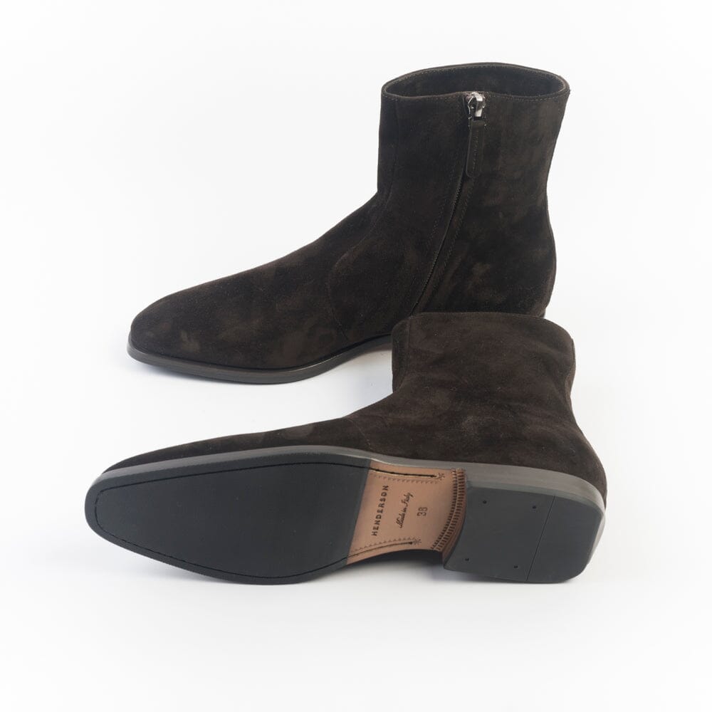 HENDERSON - Stivaletto - Sienna - Camoscio Testa di Moro Scarpe Donna HENDERSON - Collezione Donna 