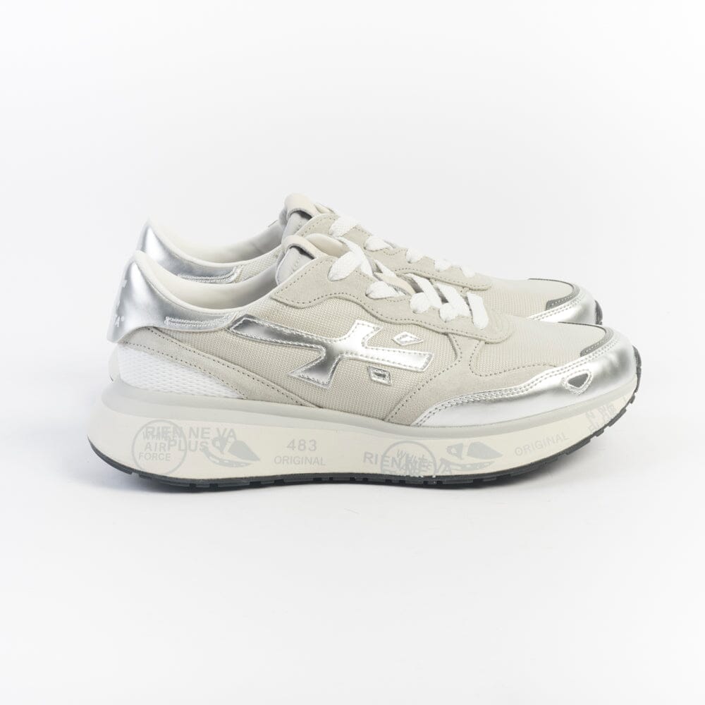 PREMIATA - Sneakers - LAURYN - 7482 - Beige Argento Scarpe Donna Premiata 