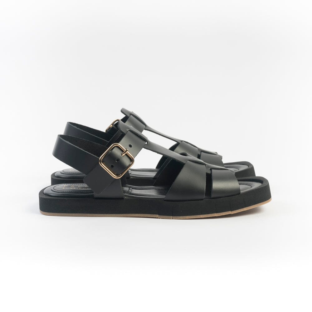 PALOMITAS - Sandalo - Daisy Nero Scarpe Donna PALOMITAS 
