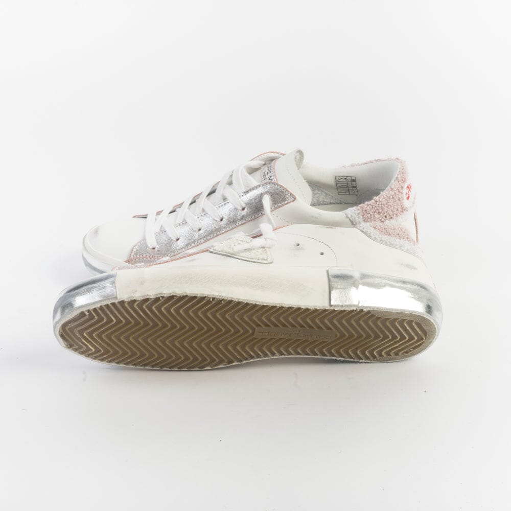 PHILIPPE MODEL - Sneakers PRLD VEP 1 - Blanc Rose Scarpe Donna Philippe Model Paris 