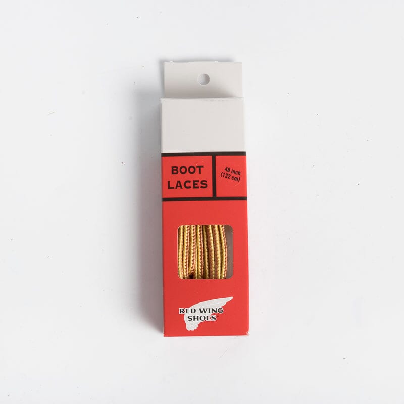 RED WING - Boot Laces Yellow/Brown Taslan 97150 Accessori Uomo Red Wing Shoes 