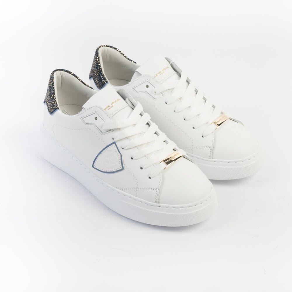 PHILIPPE MODEL - Sneakers Temple - BTLD VML2 - Metal Bianco Scarpe Donna Philippe Model Paris 